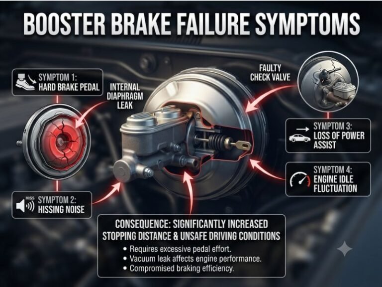Booster Brake Failure Symptoms: 9 Signs of a Bad Brake Booster