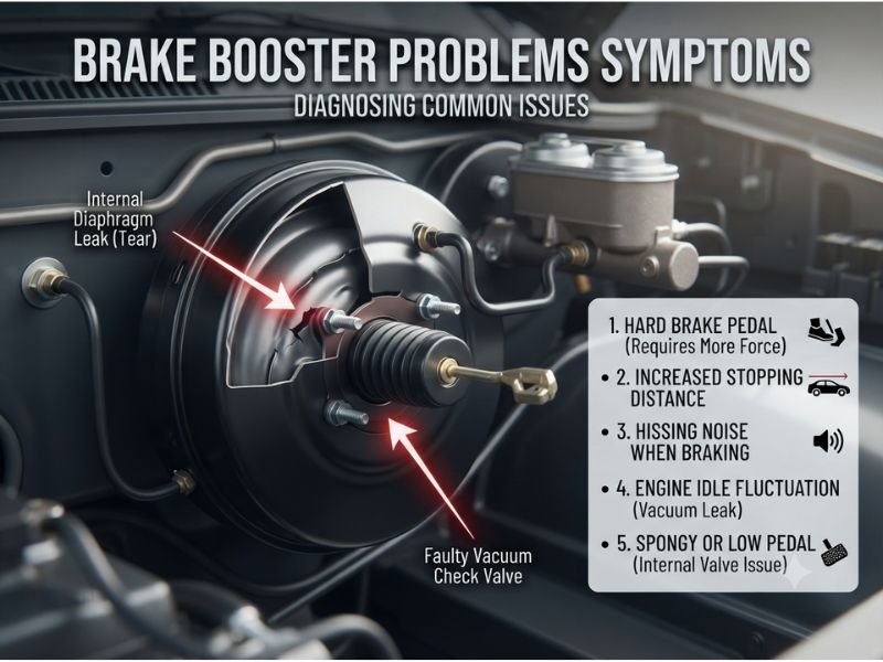 Brake Booster Problems Symptoms: What Should You Watch For?