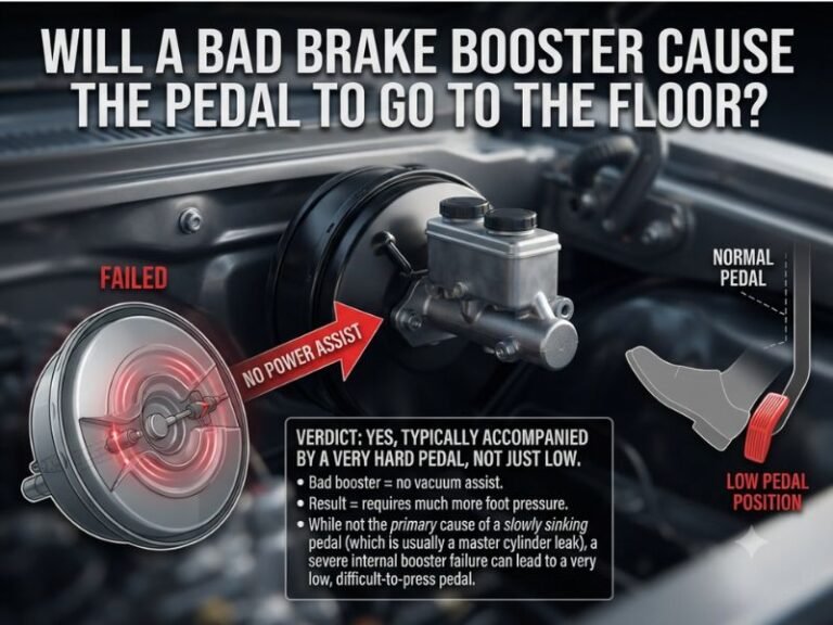 Will a Bad Brake Booster Cause the Pedal to Go to the Floor?
