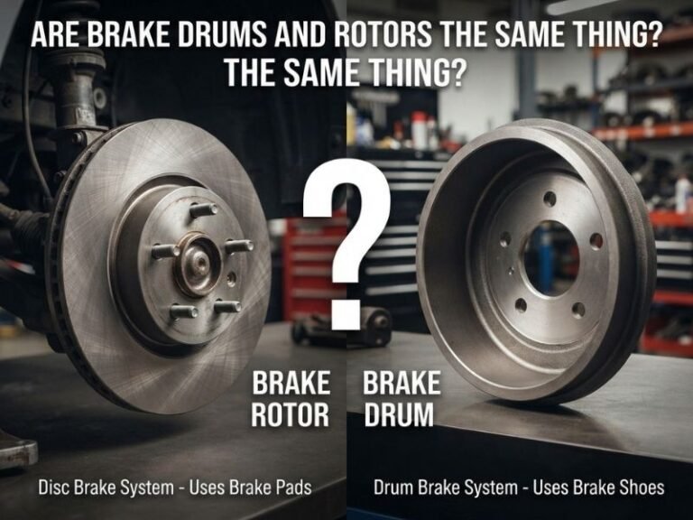 Are Brake Drums and Rotors the Same Thing? Key Differences Explained