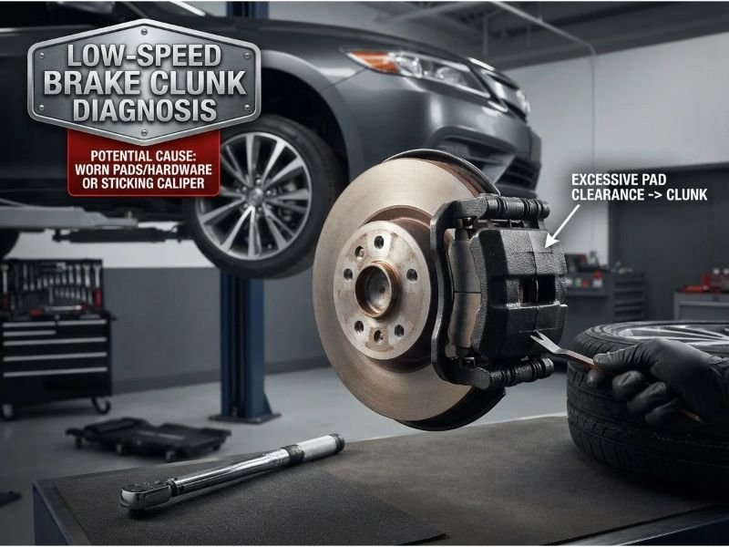 Clunk Noise When Braking at Low Speeds