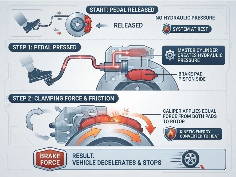 How Does a Brake Caliper Work?