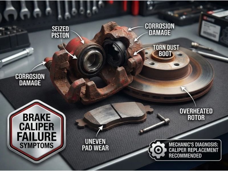 How to Tell If Brake Caliper Is Bad