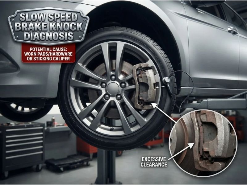 Knocking When Braking at Slow Speed