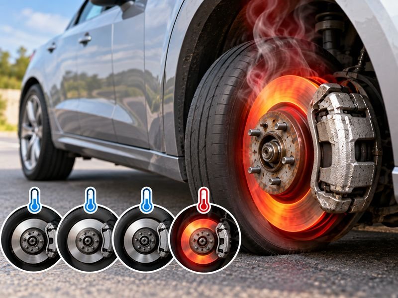 One Wheel Becomes Much Hotter Than the Others