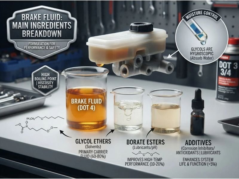 What Are the Main Ingredients in Brake Fluid?