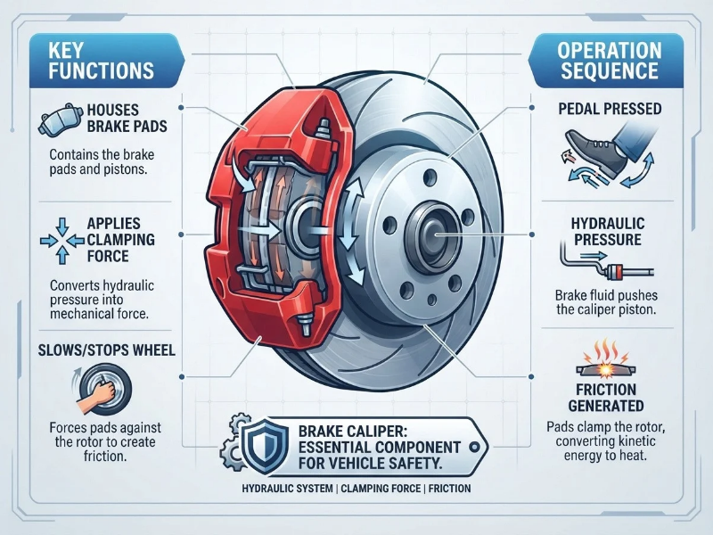 What Does a Brake Caliper Do?