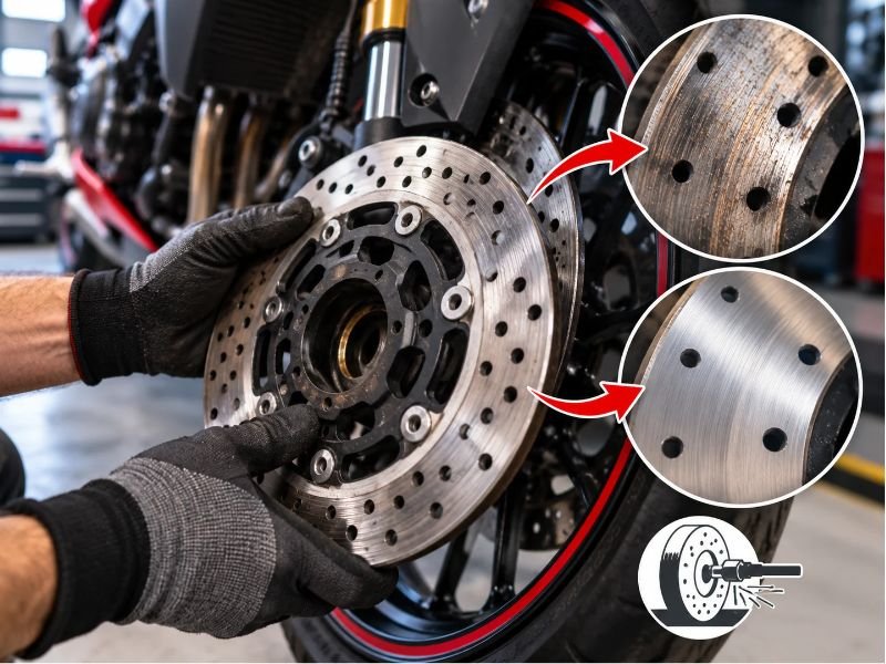 When Does Resurfacing a Motorcycle Rotor Make Sense?