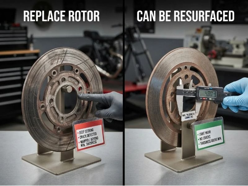 There are several situations where resurfacing should not be considered a substitute for replacement.