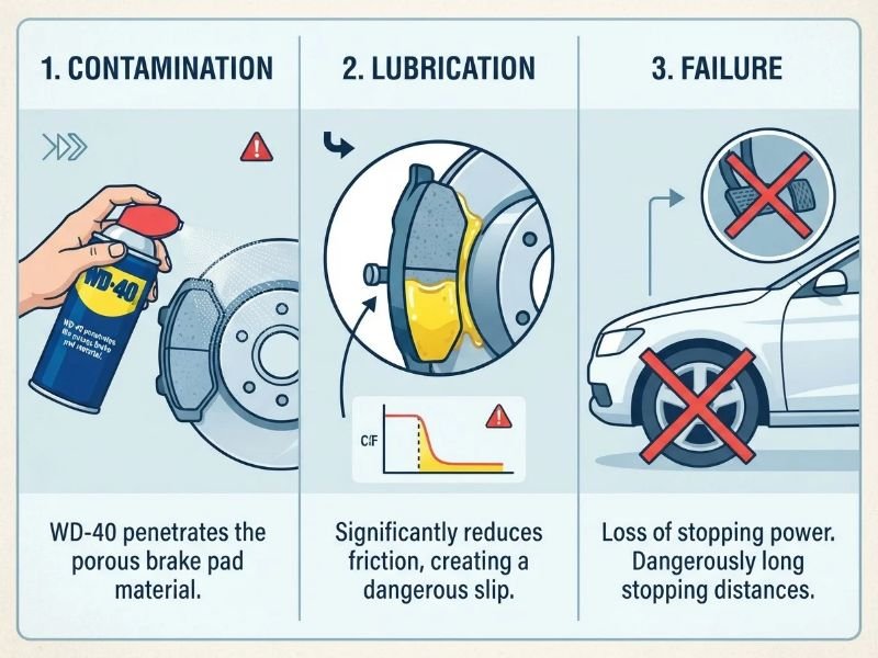 Why Is WD-40 Bad for Brake Pads?