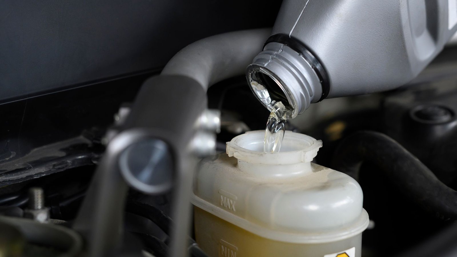 low brake fluid