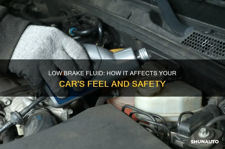 low brake fluid feel like