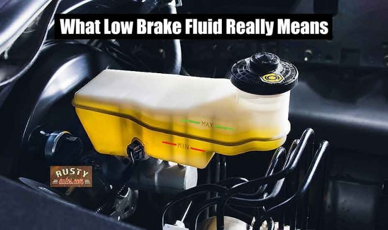 low brake fluid