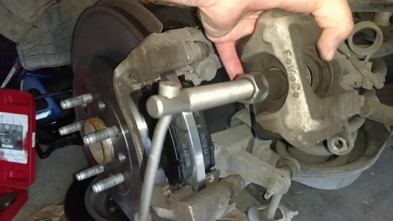 How to Compress Rear Brake Caliper 2015 Ford Explorer