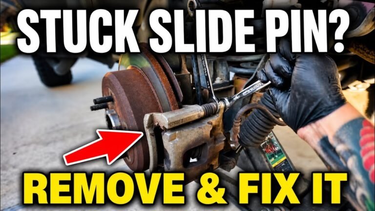 How to Fix a Seized Brake Caliper Slide Pin