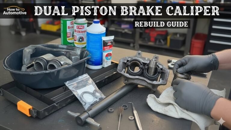 How to Rebuild Dual Piston Brake Caliper