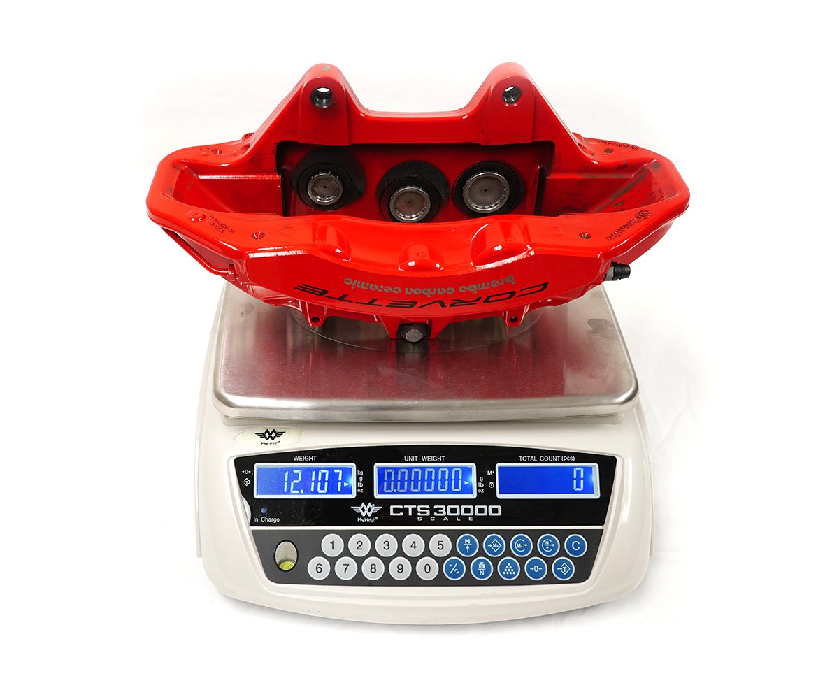much brake caliper weigh