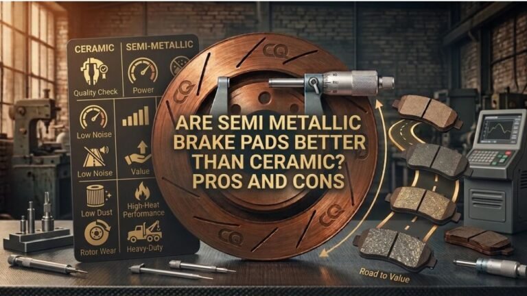Are Semi Metallic Brake Pads Better Than Ceramic? Pros and Cons