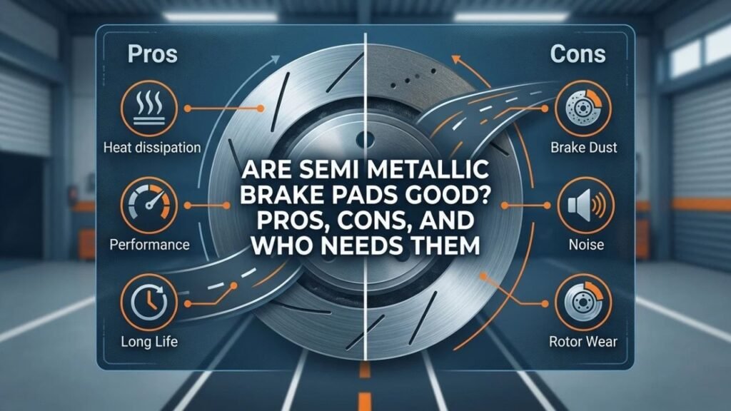 Are Semi Metallic Brake Pads Good? Pros, Cons, and Who Needs Them
