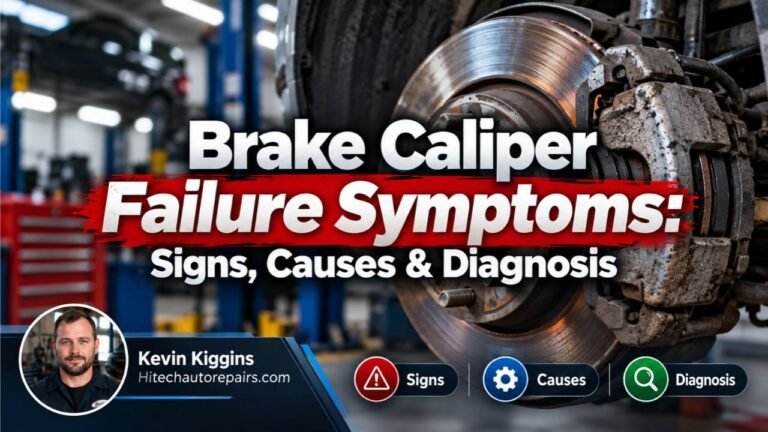 Brake Caliper Failure Symptoms: What Should You Look For?