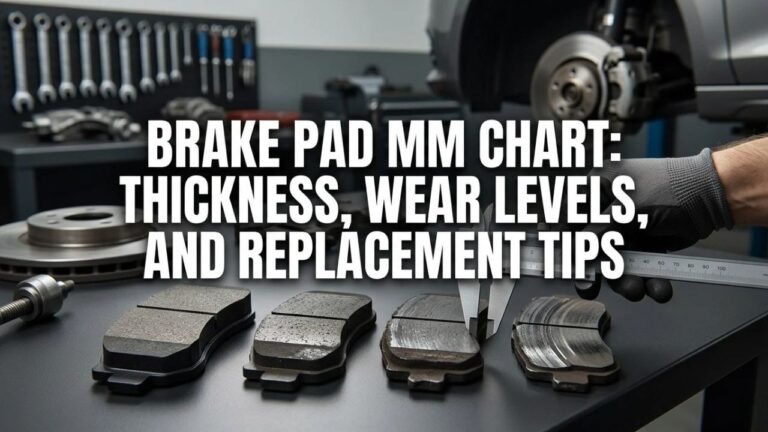 Brake Pad MM Chart: Thickness, Wear Levels, and Replacement Tips