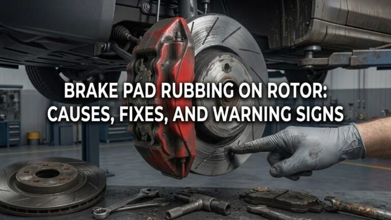 Brake Pad Rubbing on Rotor: Causes, Fixes, and Warning Signs