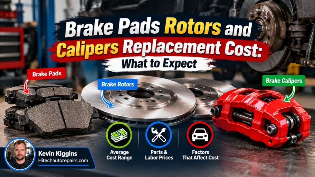 Brake Pads Rotors and Calipers Replacement Cost : Complete Guide