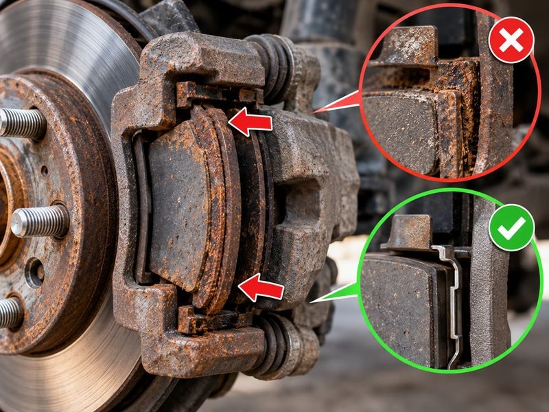 Brake Pads Sticking in the Bracket
