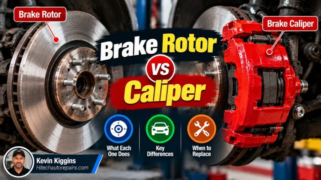 Brake Rotor vs Caliper: Key Differences, Functions, and Problems