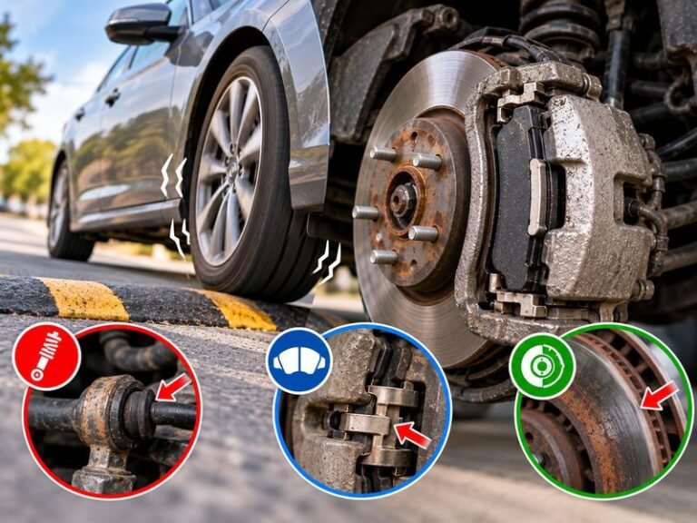 Brakes Rattle When Hitting Bumps: Causes, Diagnosis and Fixes