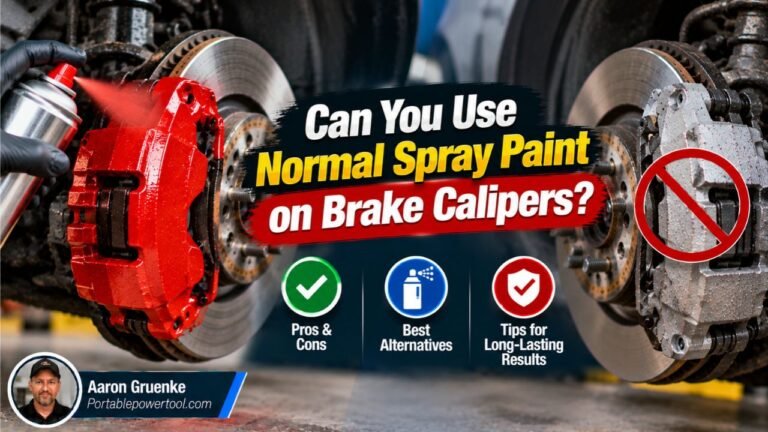 Can You Use Normal Spray Paint on Brake Calipers?
