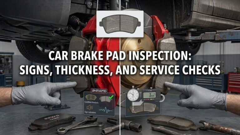 Car Brake Pad Inspection: Signs, Thickness, and Service Checks