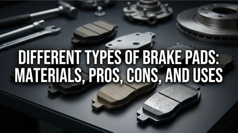Different Types of Brake Pads: Materials, Pros, Cons, and Uses