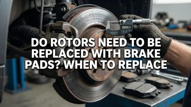 Do Rotors Need to Be Replaced With Brake Pads? When to Replace
