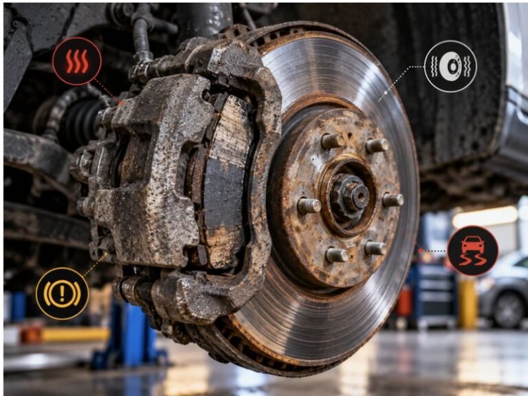Faulty Brake Caliper Symptoms: Signs, Causes, and What to Do