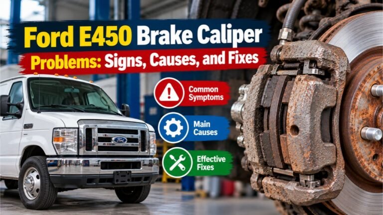 Ford E450 Brake Caliper Problems: Signs, Causes, and Fixes