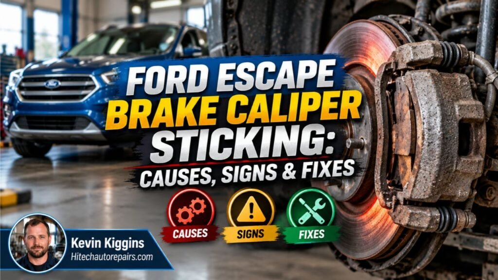 Ford Escape Brake Caliper Sticking: Causes, Signs & Fixes
