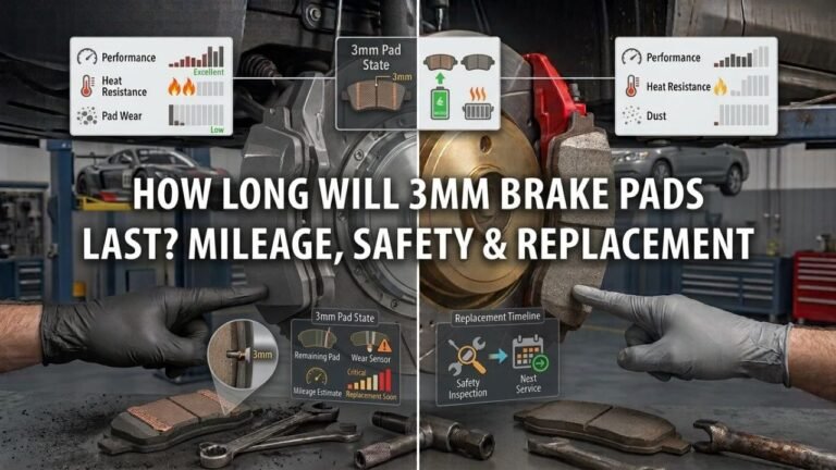 How Long Will 3mm Brake Pads Last? Mileage, Safety & Replacement