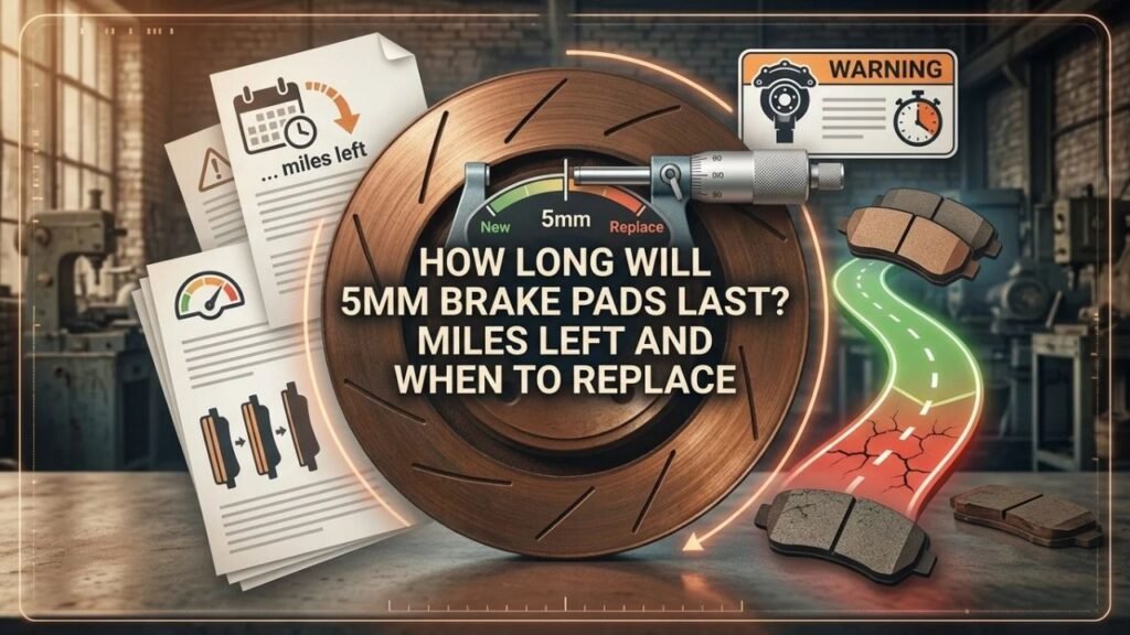 How Long Will 5mm Brake Pads Last? Miles Left and When to Replace