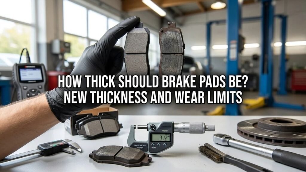 How Thick Should Brake Pads Be? New Thickness and Wear Limits