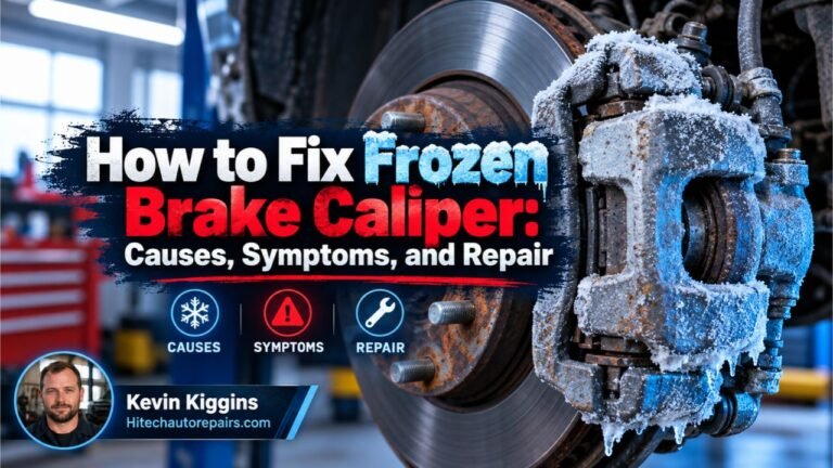 How to Fix Frozen Brake Caliper: Causes, Symptoms, and Repair