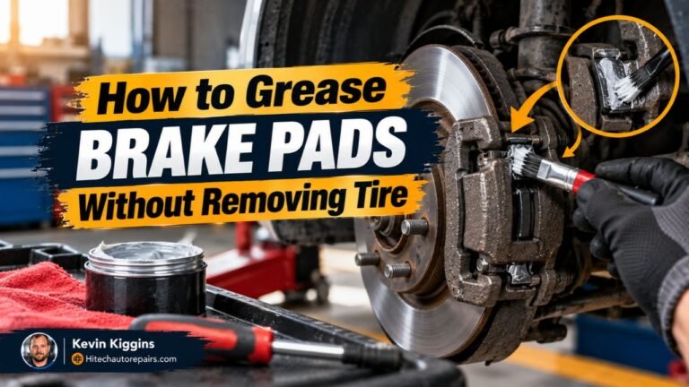 How to Grease Brake Pads Without Removing Tire: What Works
