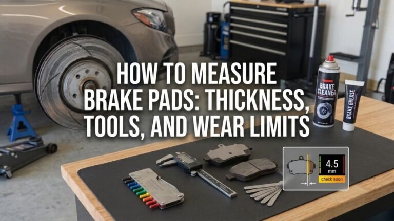 How to Measure Brake Pads: Thickness, Tools, and Wear Limits