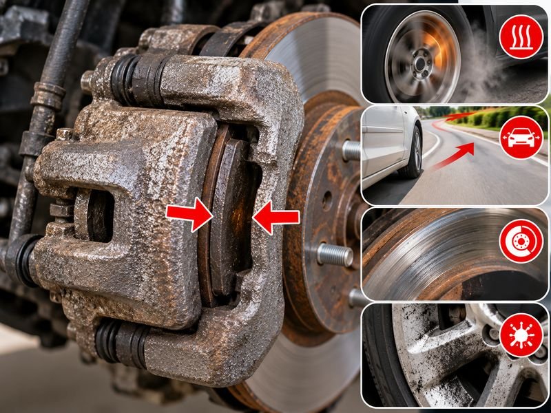Signs You May Have a Stuck Brake Caliper