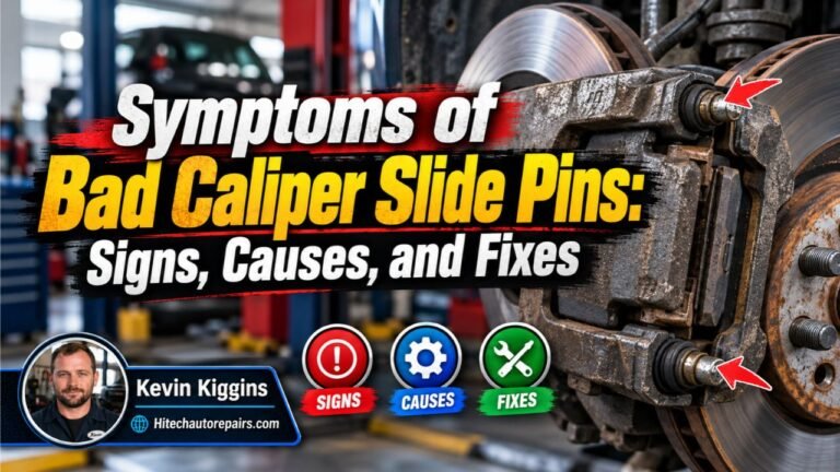 Symptoms of Bad Caliper Slide Pins: Signs, Causes, and Fixes