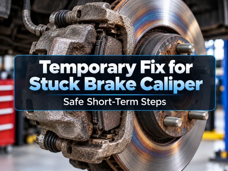 Temporary Fix for Stuck Brake Caliper: Safe Short-Term Steps