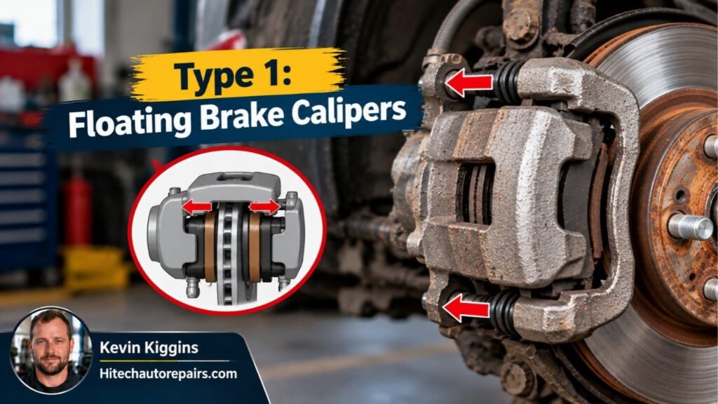 Type 1: Floating Brake Calipers