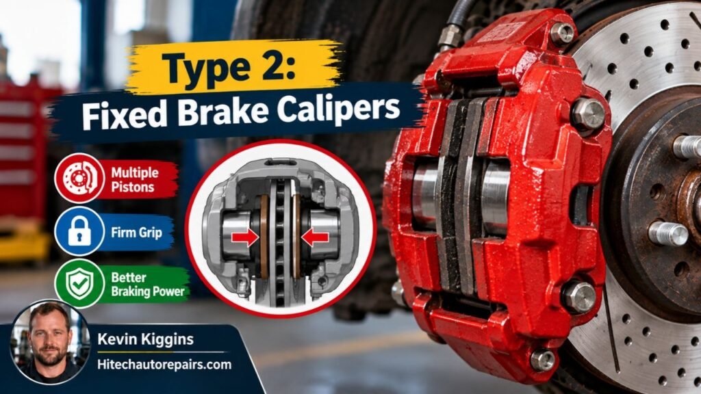 Type 2: Fixed Brake Calipers