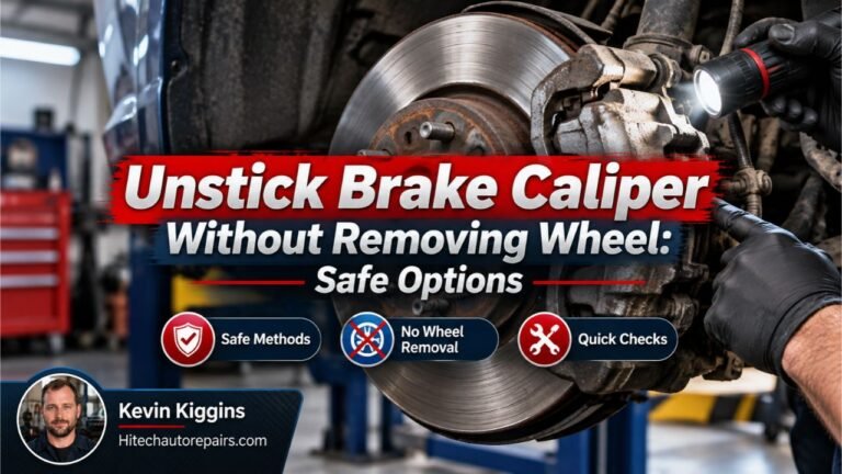 Unstick Brake Caliper Without Removing Wheel: Safe Options