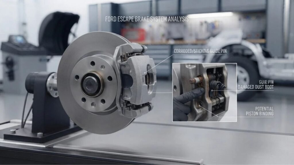 What Causes Ford Escape Brake Caliper Sticking?